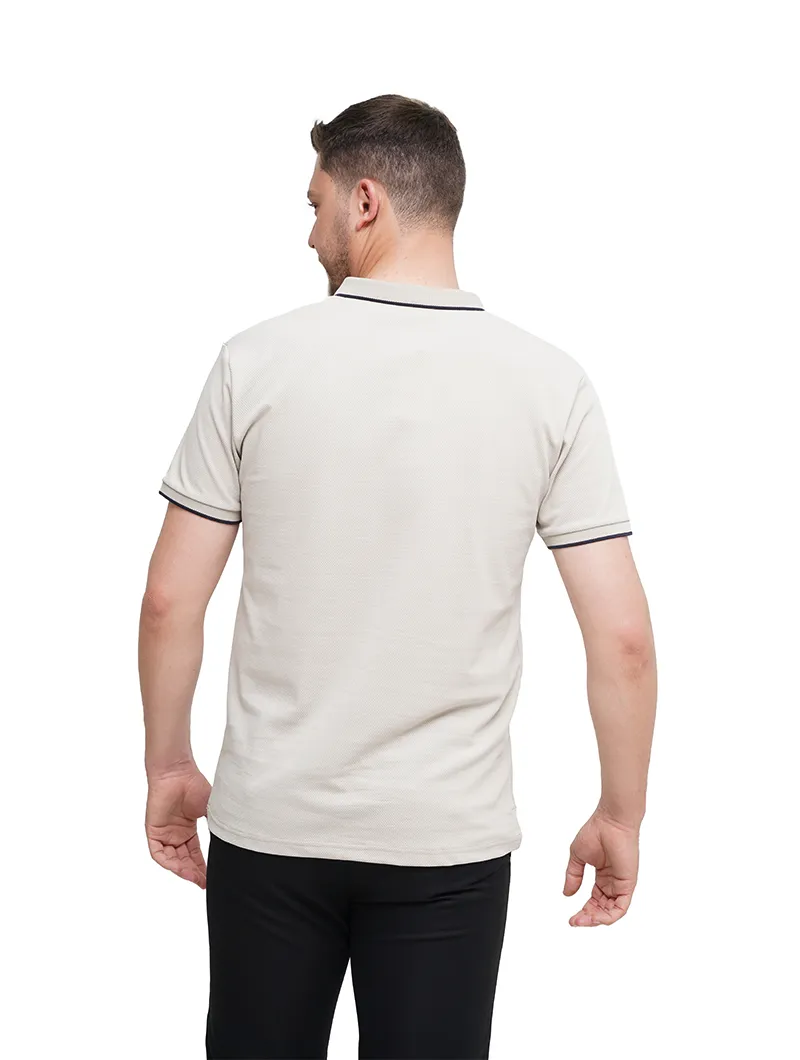 Polo en piqué de coton
